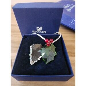 Swarvoski holly ornament